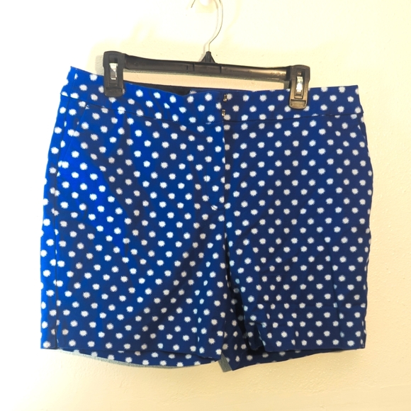 Boden Pants - Women's Boden Navy Blue Shorts With Daisy Print